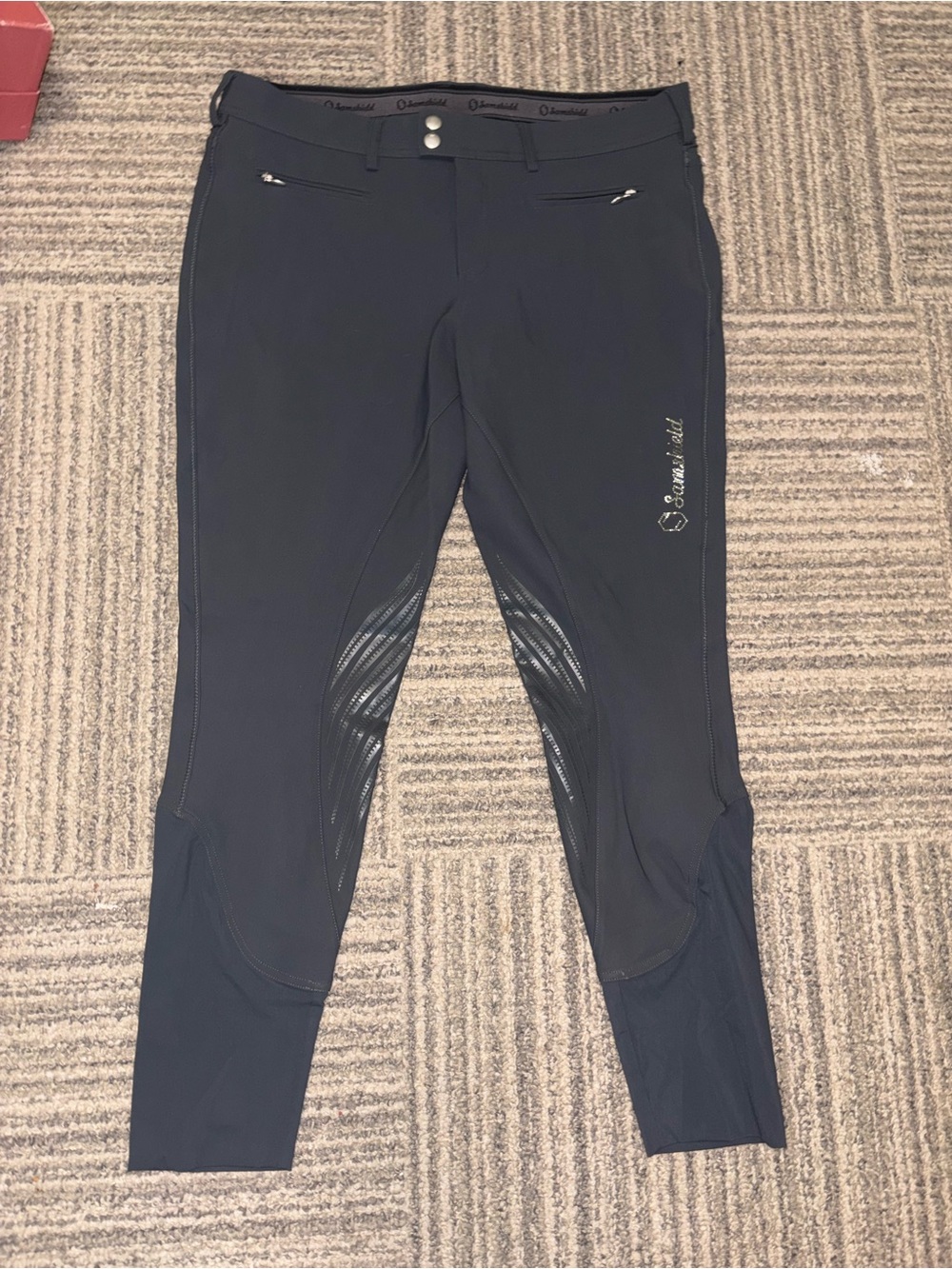 Samshield Adele knee grip bling sparkle detail breeches